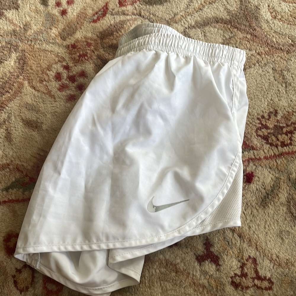 Nike white shorts